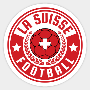 La Suisse Football Sticker